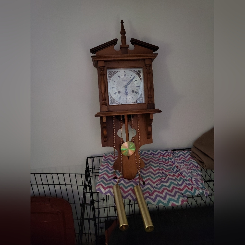 Vintage Wall Grandfather Clock